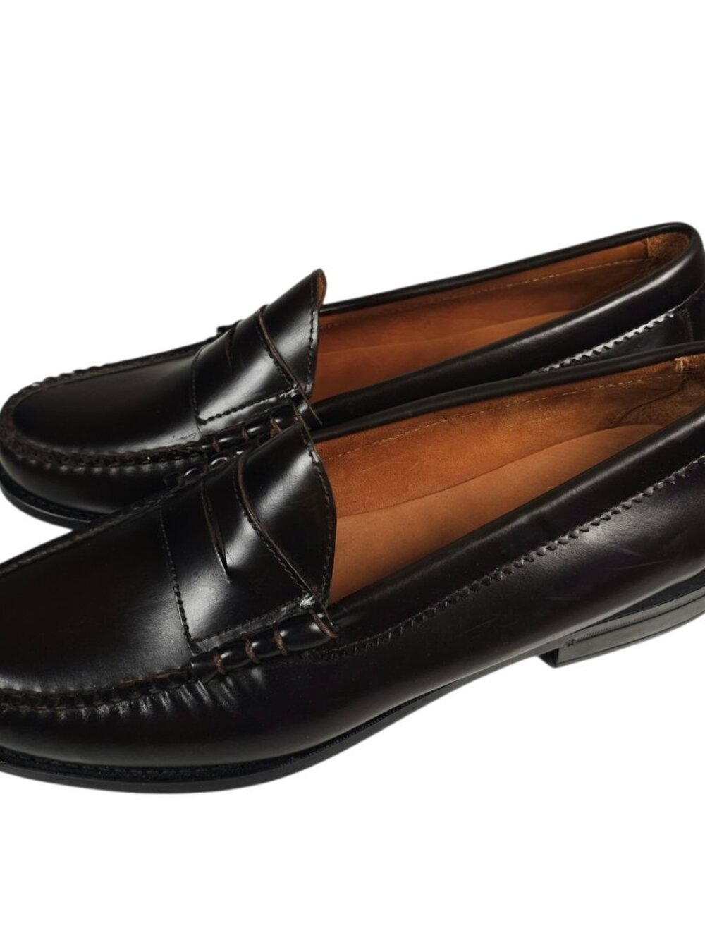 J. CREW Brown Camden Leather Loafers Rubber Soles Superior Boots & Shoes Size 11